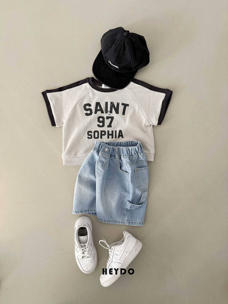 Heydo - Korean Children Fashion - #magicofchildhood - Carpenter Denim Pants - 7