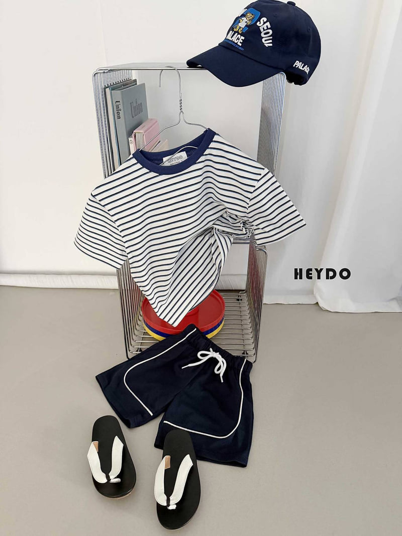 Heydo - Korean Children Fashion - #minifashionista - Mesh Side Line Pants - 8