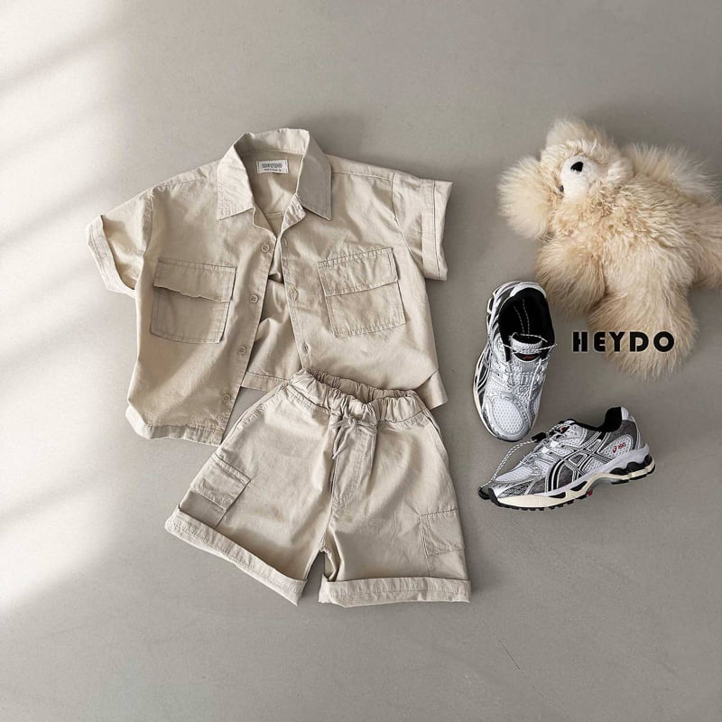 Heydo - Korean Children Fashion - #stylishchildhood - Cargo Rib Shorts - 8