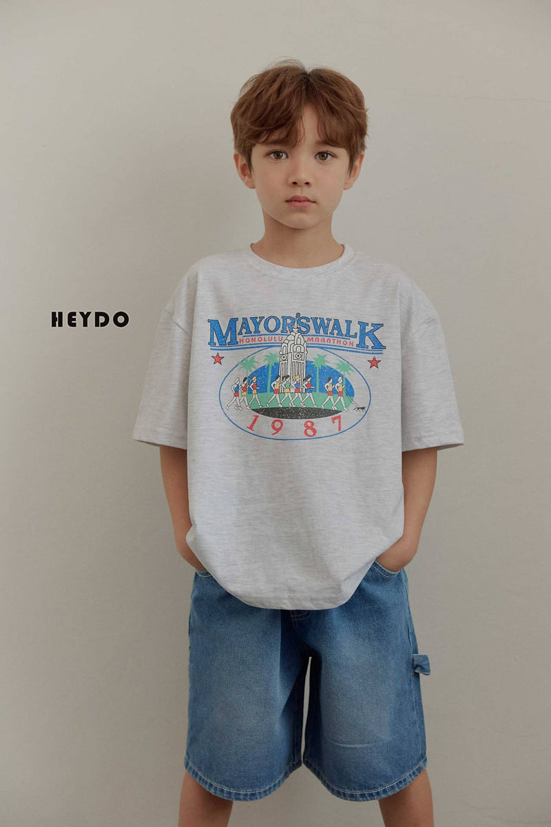 Heydo - Korean Children Fashion - #stylishchildhood - Running Crew Tee - 11
