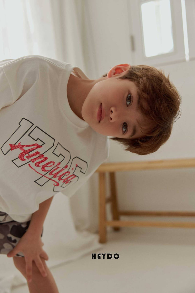 Heydo - Korean Children Fashion - #stylishchildhood - America Tee - 7