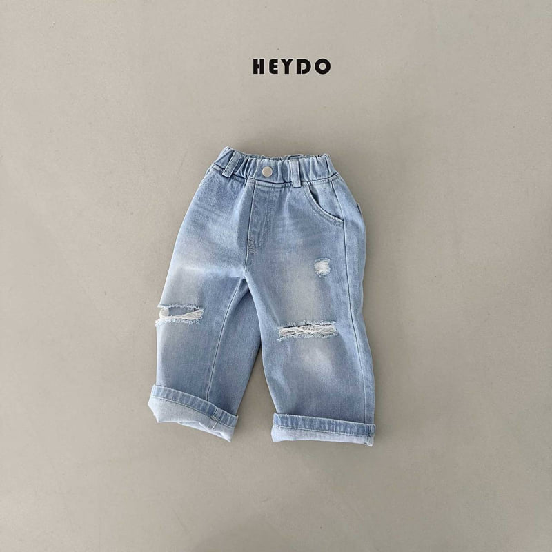 Heydo - Korean Children Fashion - #stylishchildhood - Ripped Vintage Pants