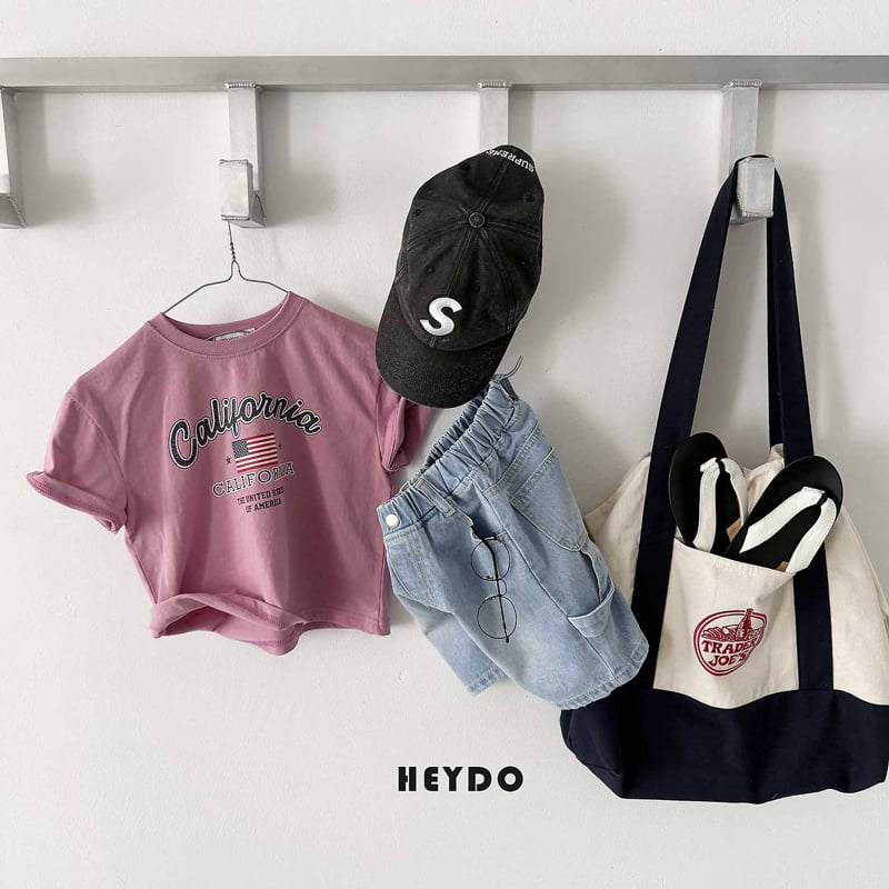 Heydo - Korean Children Fashion - #stylishchildhood - Carpenter Denim Pants - 12