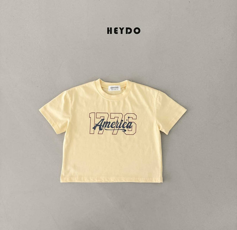 Heydo - Korean Children Fashion - #todddlerfashion - America Tee - 5
