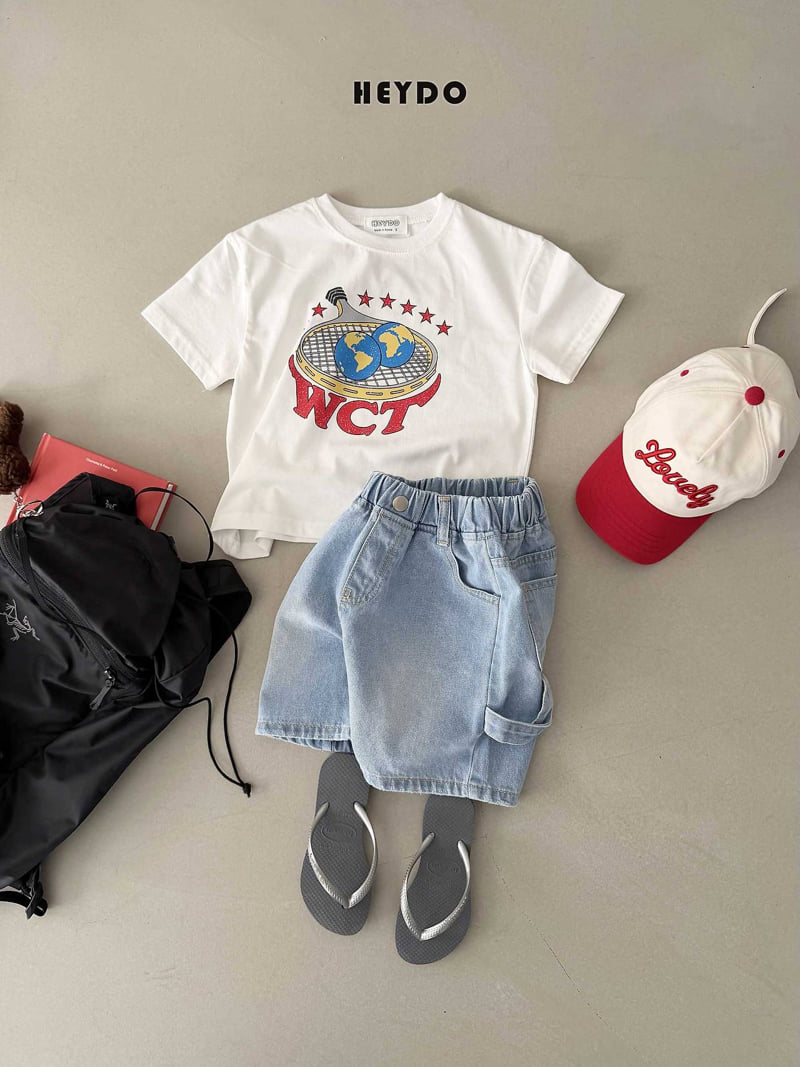 Heydo - Korean Children Fashion - #todddlerfashion - Carpenter Denim Pants - 10