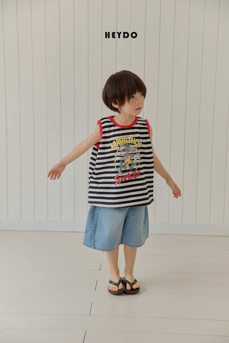 Heydo - Korean Children Fashion - #toddlerclothing - Marathon Sleeveless Tee - 7