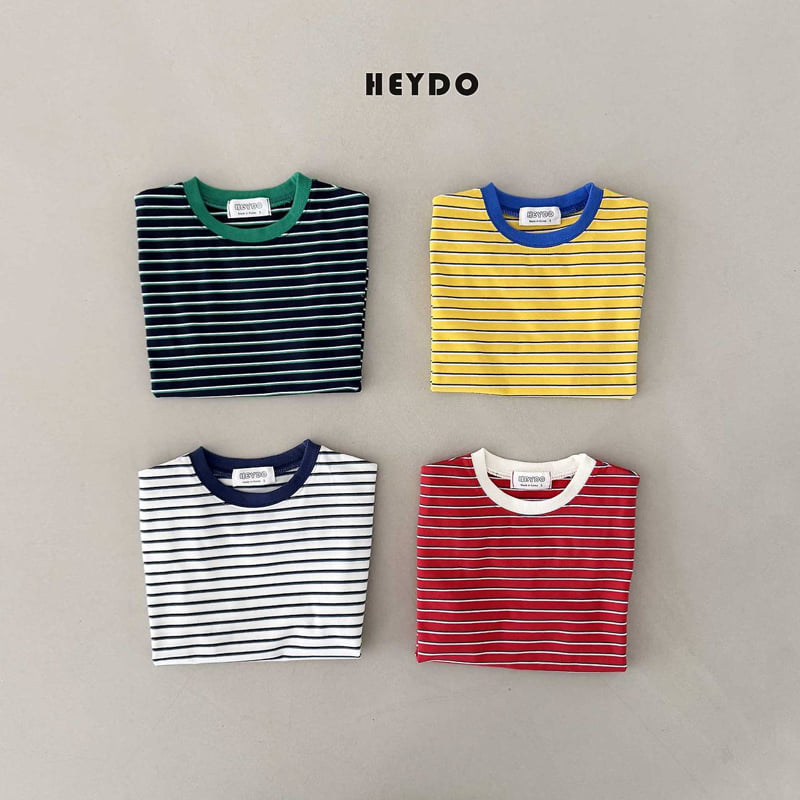 Heydo - Korean Children Fashion - #toddlerclothing - Boom Boom Stripe Tee