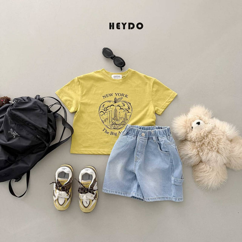 Heydo - Korean Children Fashion - #toddlerclothing - Carpenter Denim Pants - 11