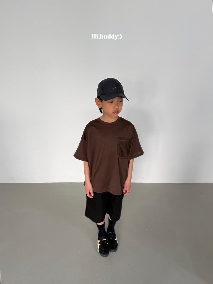 Hi buddy - Korean Children Fashion - #Kfashion4kids - Pocket Zipper Tee - 7