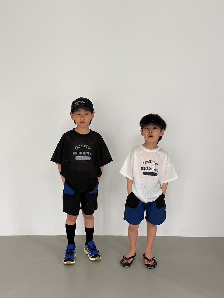 Hi buddy - Korean Children Fashion - #childofig - Return Mesh Tee - 3