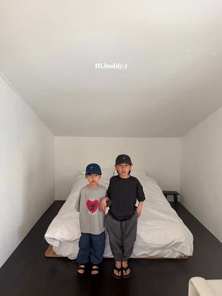 Hi buddy - Korean Children Fashion - #childofig - Check Tok Pants - 11