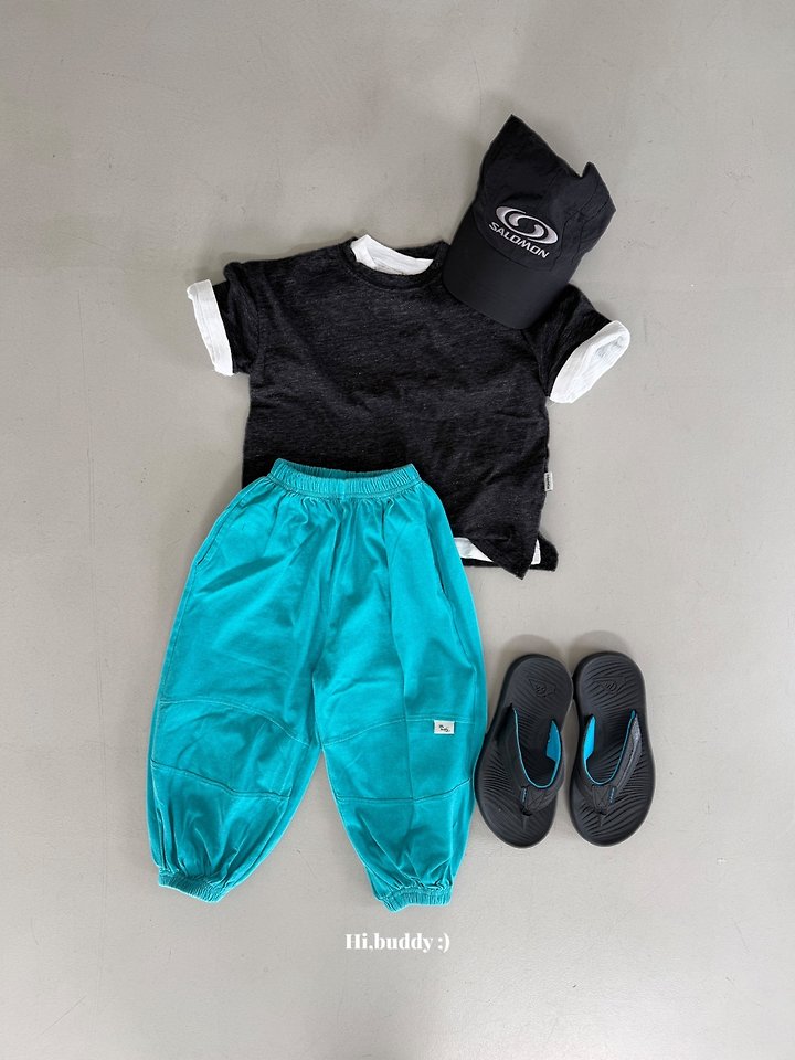 Hi buddy - Korean Children Fashion - #childofig - Label Jogger Pants - 8