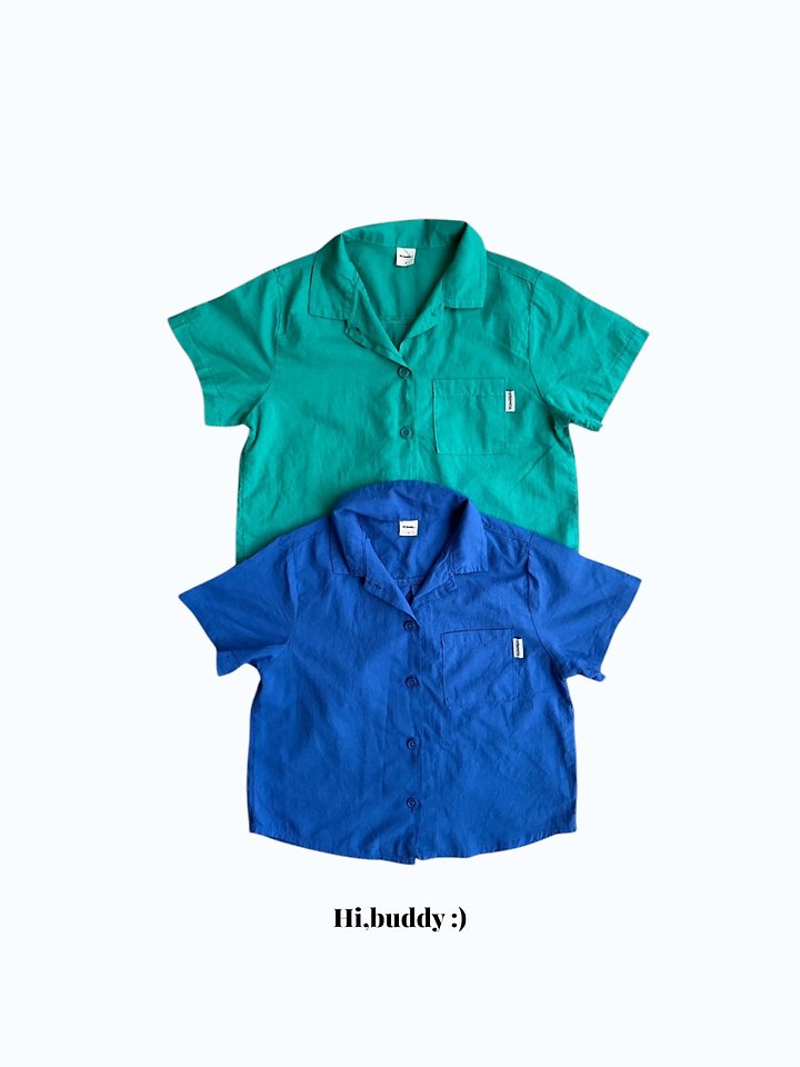 Hi buddy - Korean Children Fashion - #childofig - Color Shirt