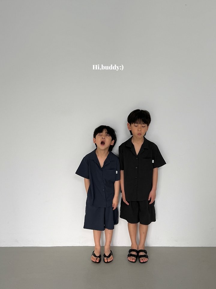 Hi buddy - Korean Children Fashion - #childofig - Seersucker Bermuda Shorts - 8
