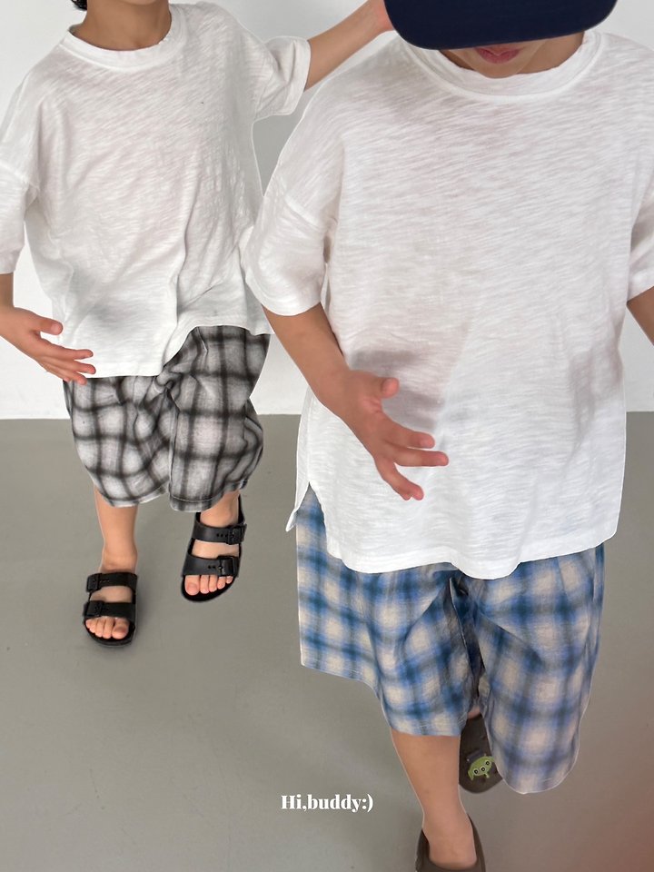 Hi buddy - Korean Children Fashion - #childrensboutique - Check Bermuda Shorts - 8