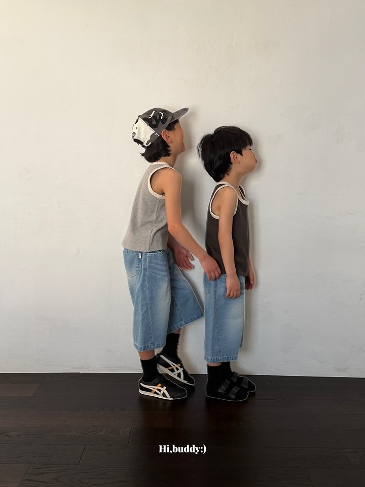 Hi buddy - Korean Children Fashion - #childrensboutique - Waffle Sleeveless - 10