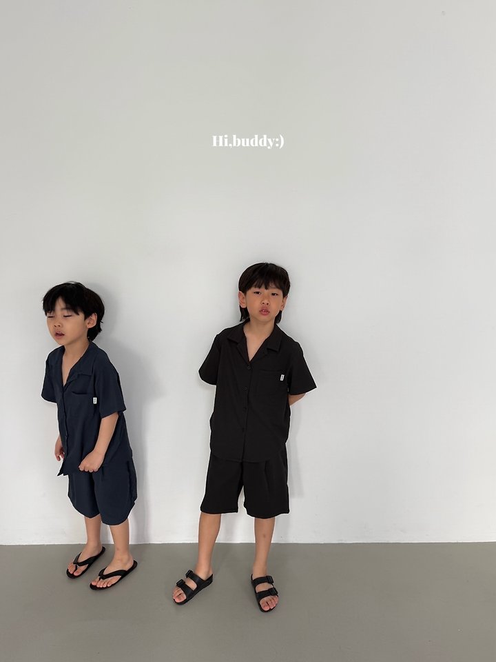 Hi buddy - Korean Children Fashion - #childrensboutique - Seersucker Bermuda Shorts - 9