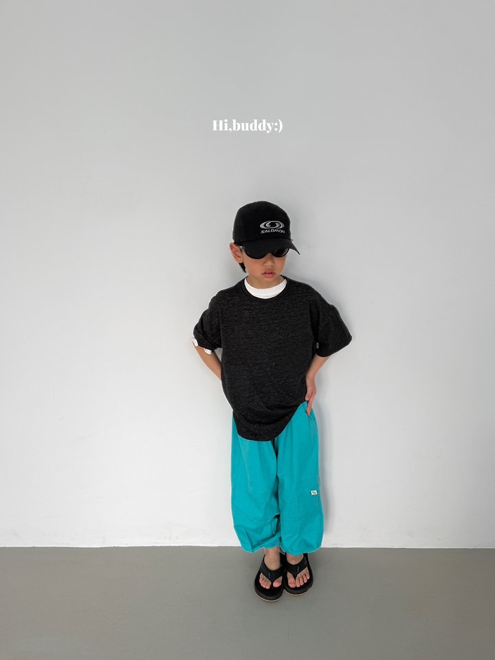 Hi buddy - Korean Children Fashion - #designkidswear - Slit Short Sleeve Tee - 8