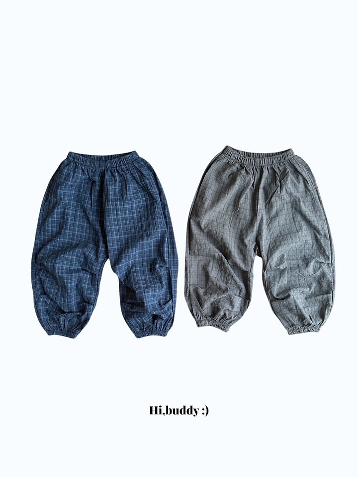 Hi buddy - Korean Children Fashion - #discoveringself - Check Tok Pants