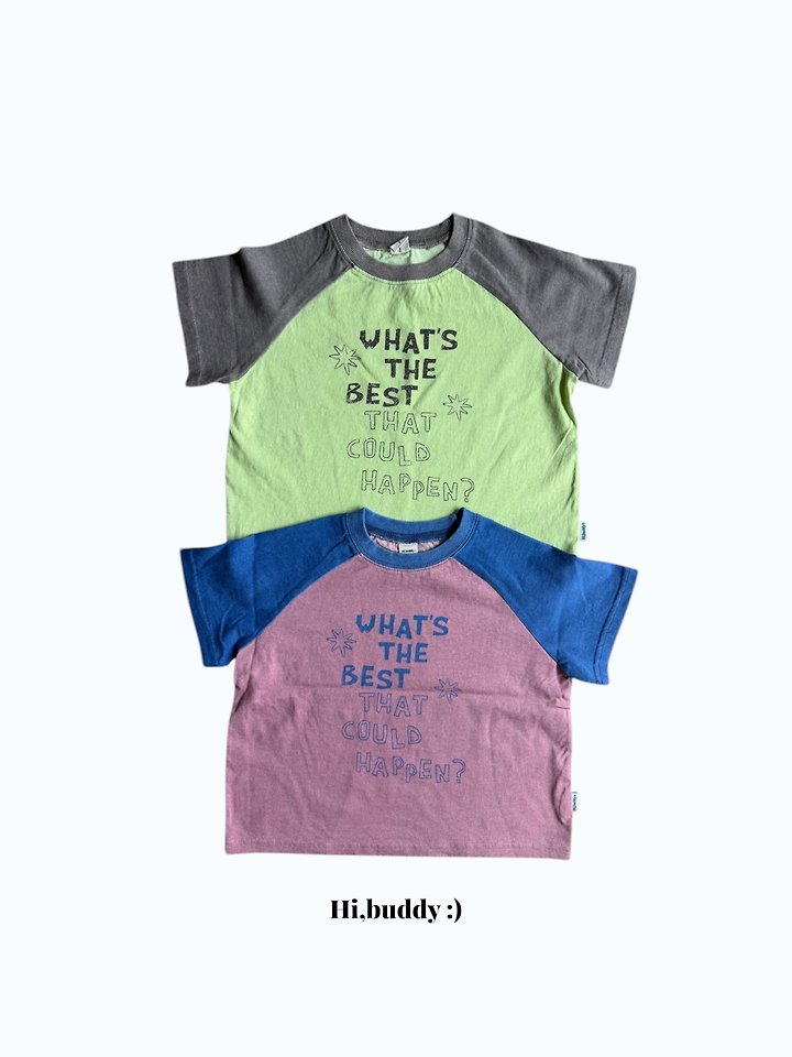 Hi buddy - Korean Children Fashion - #discoveringself - Vacance Tee