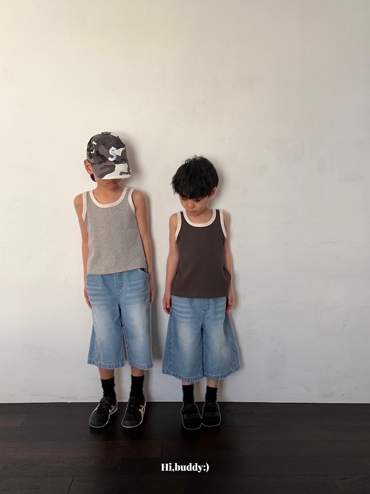 Hi buddy - Korean Children Fashion - #discoveringself - Waffle Sleeveless - 12