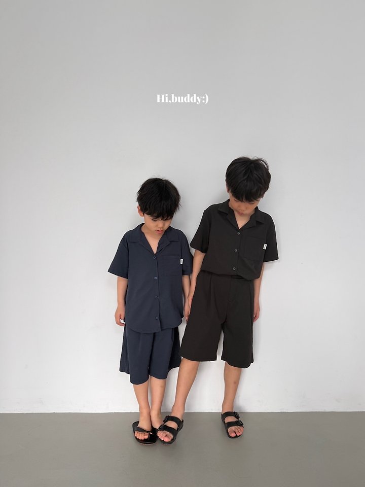 Hi buddy - Korean Children Fashion - #discoveringself - Seersucker Bermuda Shorts - 11