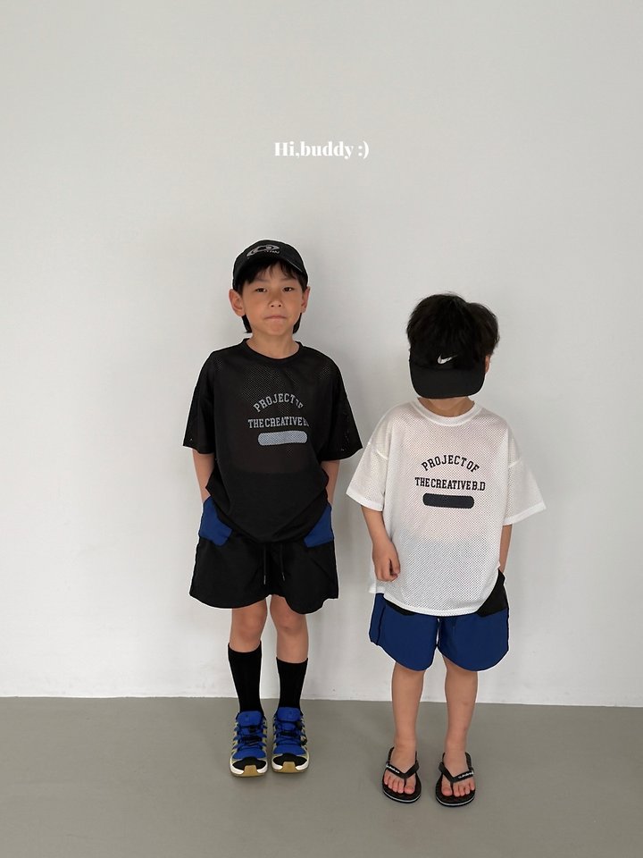 Hi buddy - Korean Children Fashion - #fashionkids - Return Mesh Tee - 7