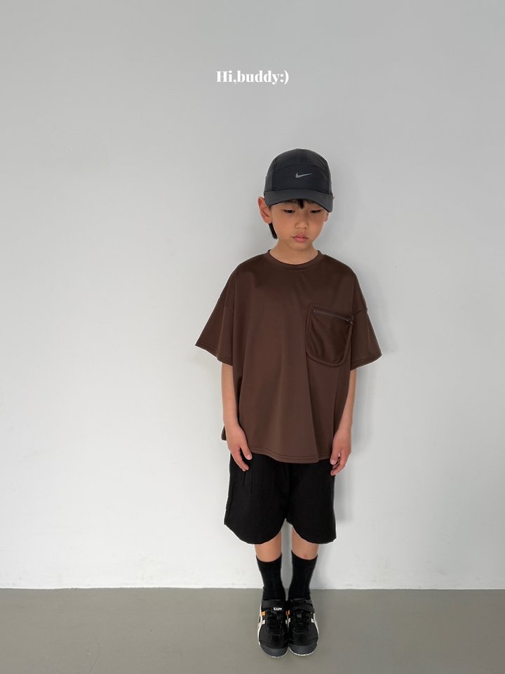 Hi buddy - Korean Children Fashion - #fashionkids - Pocket Zipper Tee - 4