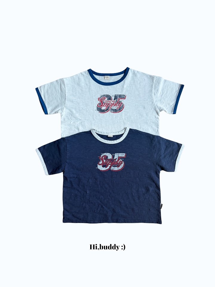 Hi buddy - Korean Children Fashion - #kidsshorts - 85 Ringer Tee