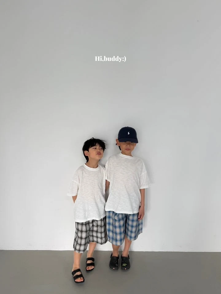 Hi buddy - Korean Children Fashion - #kidsshorts - Check Bermuda Shorts - 12