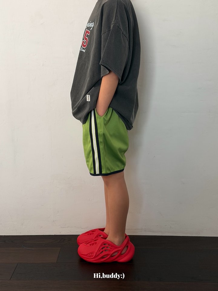 Hi buddy - Korean Children Fashion - #kidsshorts - Taping Pants - 8