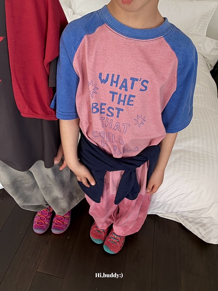 Hi buddy - Korean Children Fashion - #kidsshorts - Vacance Tee - 3