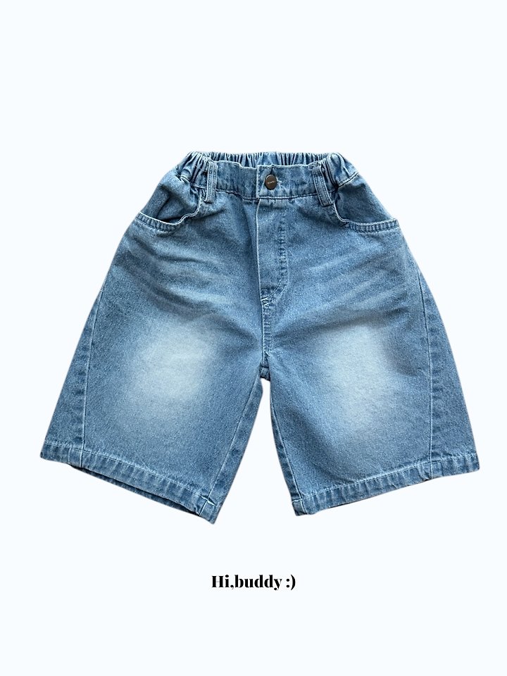 Hi buddy - Korean Children Fashion - #kidsshorts - Happy Bermuda Shorts