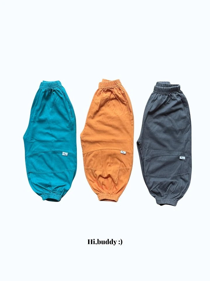 Hi buddy - Korean Children Fashion - #kidsstore - Label Jogger Pants