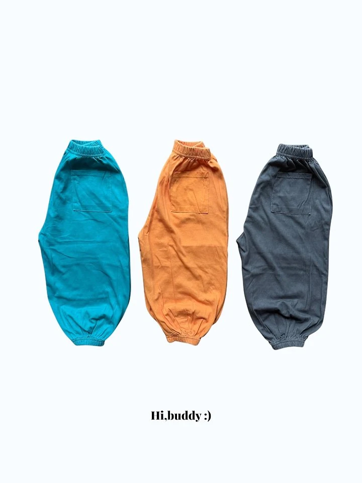 Hi buddy - Korean Children Fashion - #kidzfashiontrend - Label Jogger Pants - 2