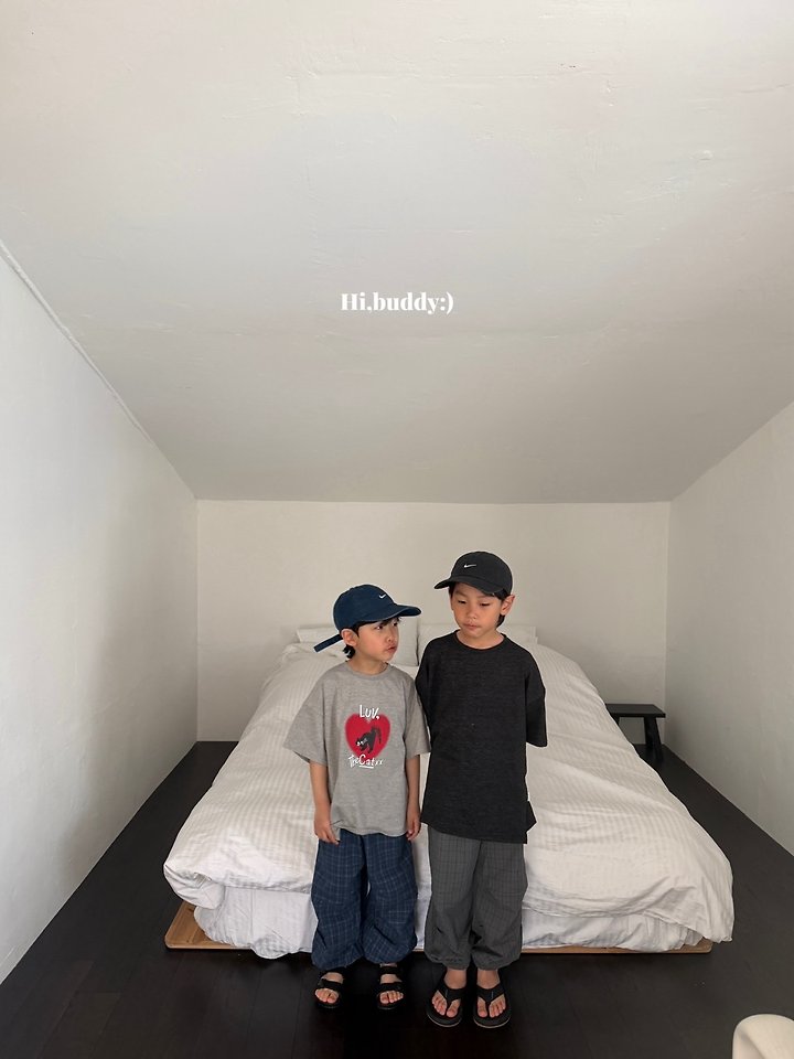 Hi buddy - Korean Children Fashion - #littlefashionista - Check Tok Pants - 7