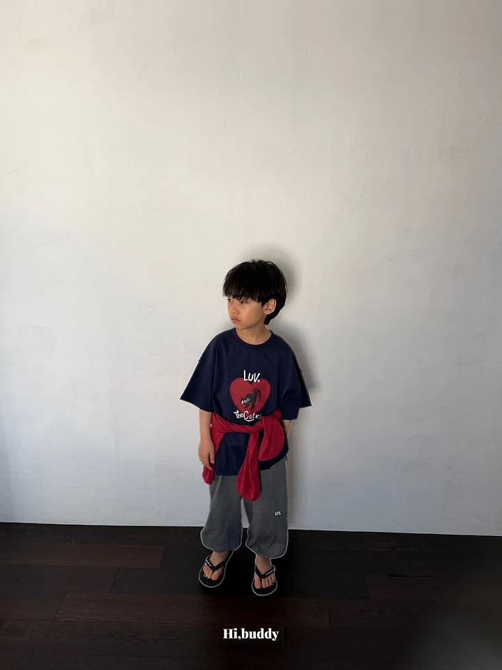 Hi buddy - Korean Children Fashion - #Kfashion4kids - Label Jogger Pants - 4