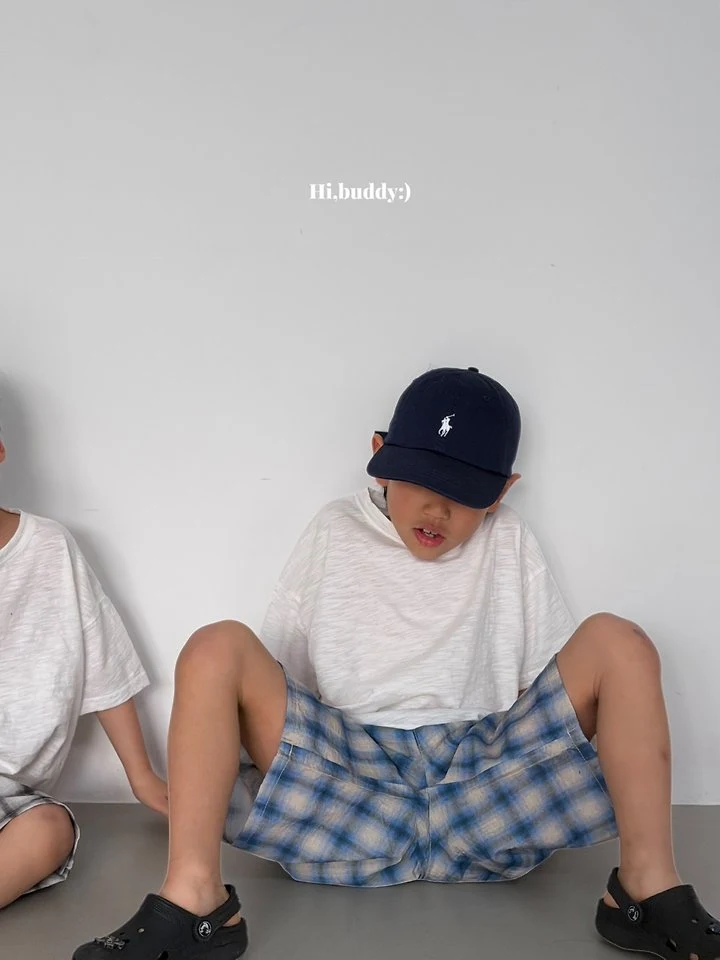 Hi buddy - Korean Children Fashion - #littlefashionista - Check Bermuda Shorts - 2