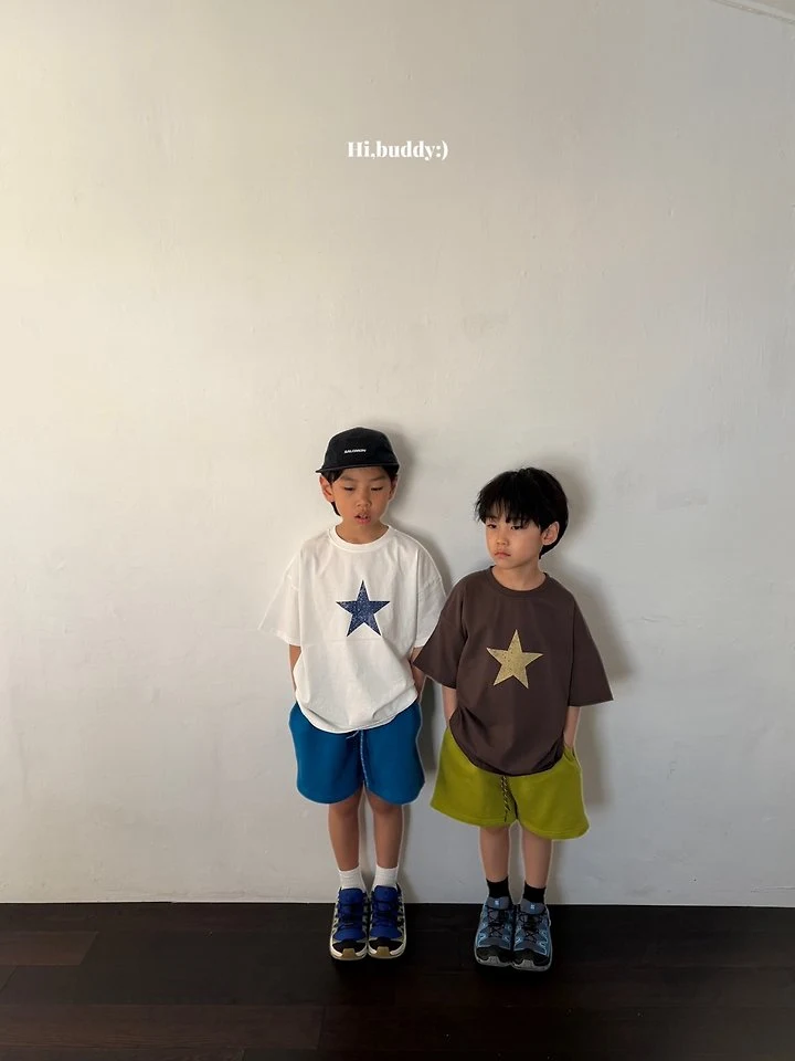 Hi buddy - Korean Children Fashion - #littlefashionista - Star Tee - 9