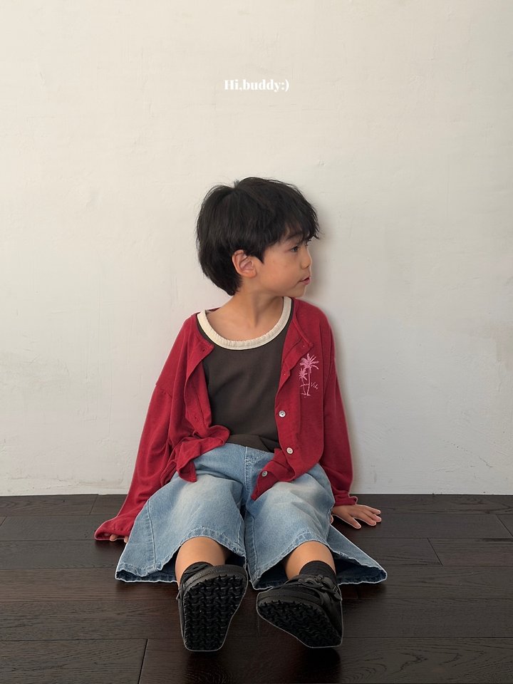 Hi buddy - Korean Children Fashion - #littlefashionista - Palm Tree Cardigan - 6