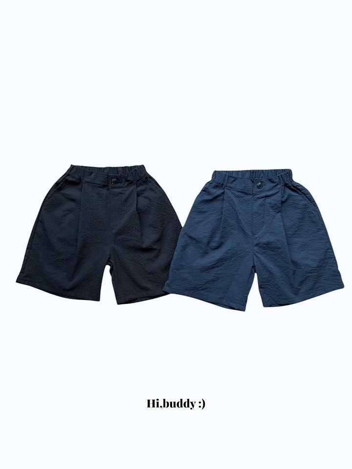 Hi buddy - Korean Children Fashion - #littlefashionista - Seersucker Bermuda Shorts