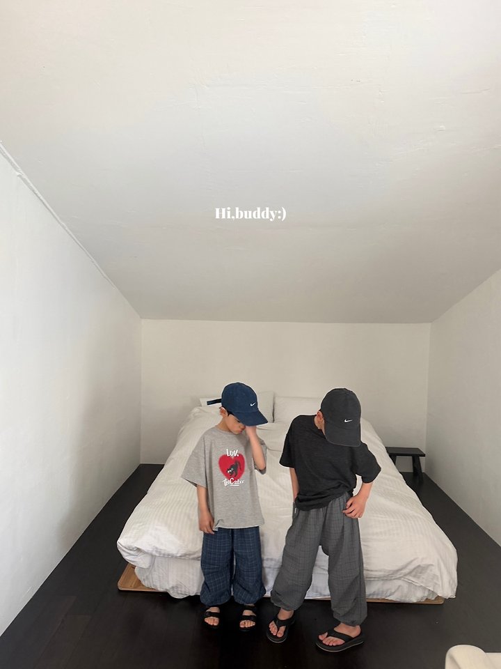 Hi buddy - Korean Children Fashion - #magicofchildhood - Check Tok Pants - 8