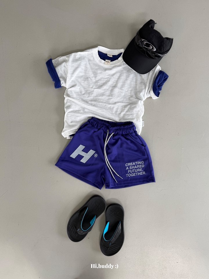 Hi buddy - Korean Children Fashion - #magicofchildhood - Slit Short Sleeve Tee - 2