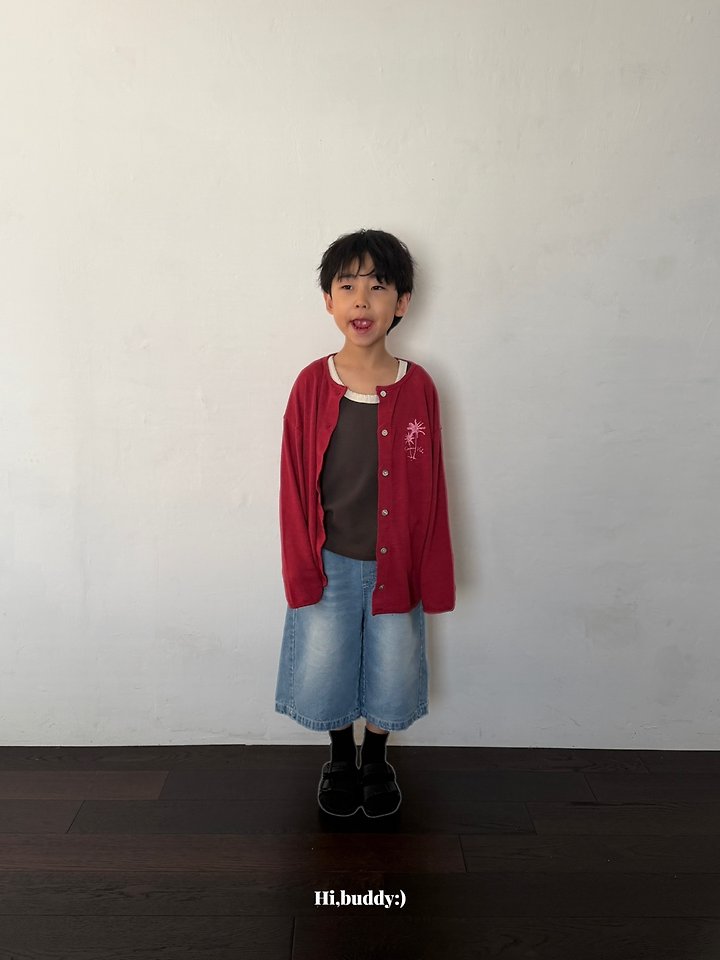Hi buddy - Korean Children Fashion - #magicofchildhood - Palm Tree Cardigan - 7
