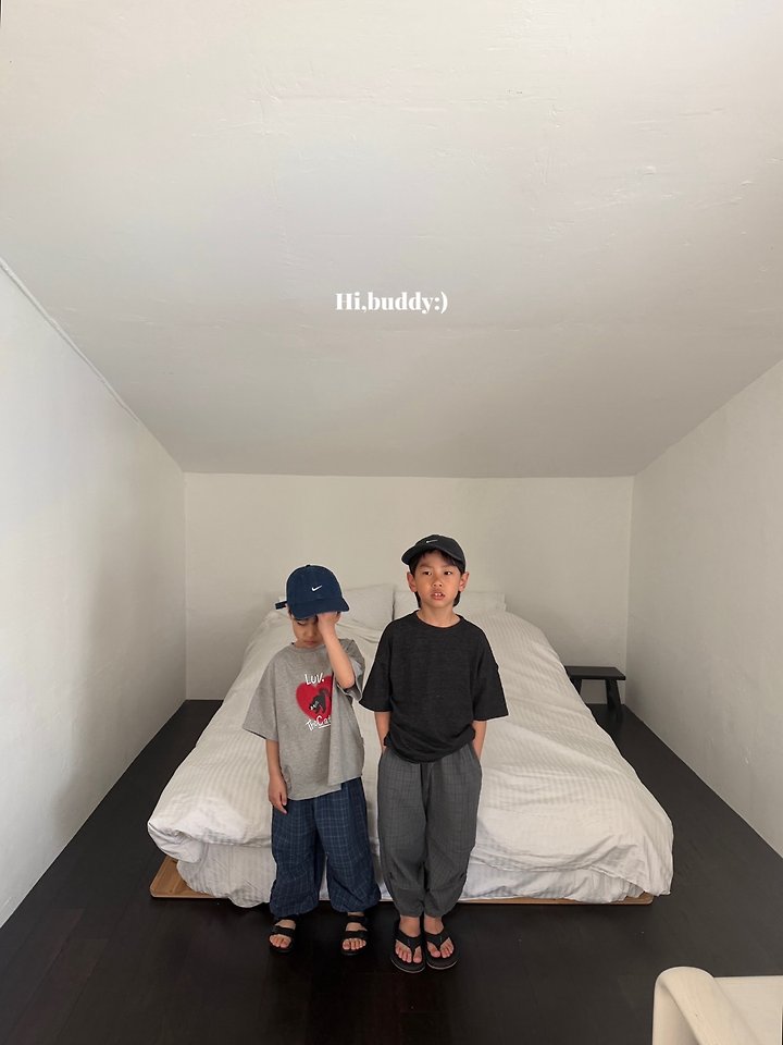 Hi buddy - Korean Children Fashion - #minifashionista - Check Tok Pants - 9