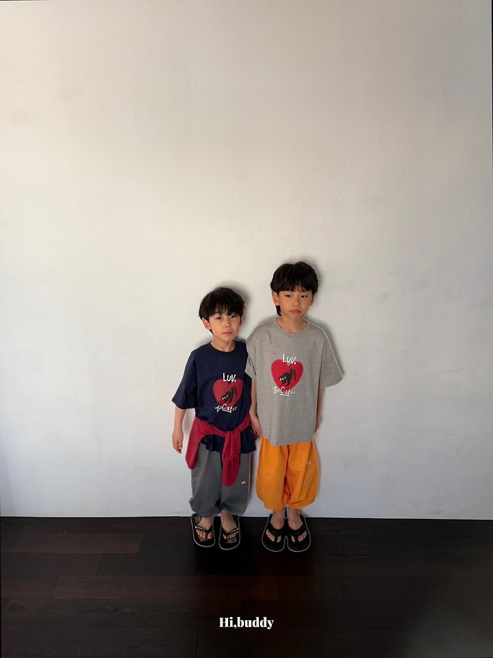 Hi buddy - Korean Children Fashion - #minifashionista - Label Jogger Pants - 6