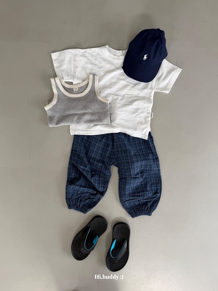Hi buddy - Korean Children Fashion - #minifashionista - Slit Short Sleeve Tee - 3