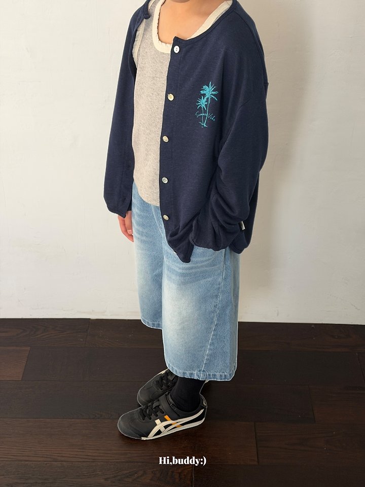 Hi buddy - Korean Children Fashion - #minifashionista - Palm Tree Cardigan - 8
