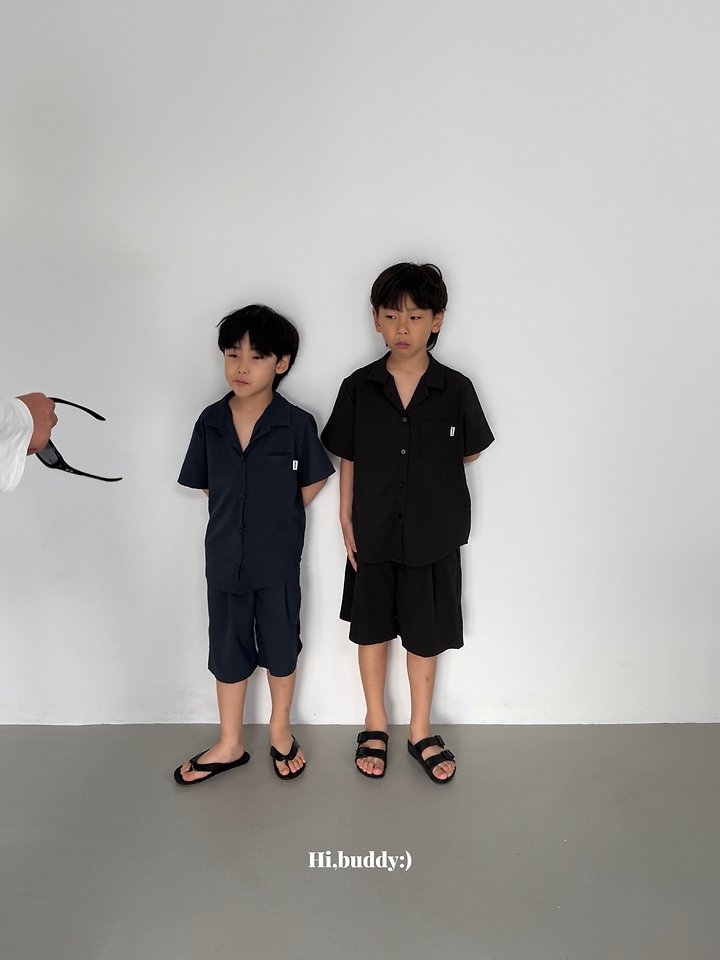 Hi buddy - Korean Children Fashion - #minifashionista - Seersucker Bermuda Shorts - 3