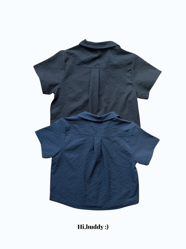 Hi buddy - Korean Children Fashion - #minifashionista - Seersucker Shirt - 2
